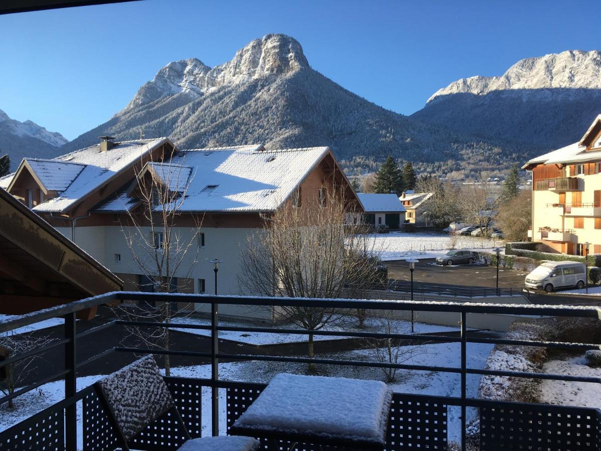Appartement Plein Centre Village, Vue Montagnes, Proximite Immediate Lac Doussard Exterior photo